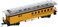 Bachmann Industries 1860 1880 Combine Painted Unlettered Car Yellow HO Scale