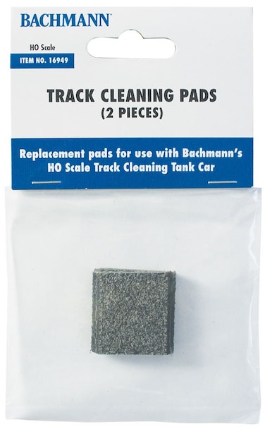 Bachmann Industries HO Scale Track Cleaning Replacement Pads 2Pack
