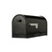 Architectural Mailboxes Edwards Galvanized Steel Post Mount Mailbox Compatibility Code B EM160BAM Black Large Capacity