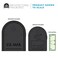 Architectural Mailboxes Edwards Galvanized Steel Post Mount Mailbox Compatibility Code B EM160BAM Black Large Capacity