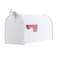 Architectural Mailboxes Admiral Aluminum Post Mount Mailbox Compatibility Code A ADM11WAM Textured White Medium Capacity