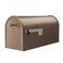 Architectural Mailboxes Edwards Galvanized Steel Post Mount Mailbox Compatibility Code B EM160VBAM Bronze Large Capacity