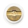 EZFLO 3 x 4 Inch PVC Cleanout with Brass Plug for Tubular Drain Applications White 15336