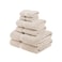 Superior Egyptian Cotton Pile 6 Piece Towel Set Includes 2 Bath 2 Hand 2 Face TowelsWashcloths Ultra Soft Luxury Towels Thick Plush Essentials Guest Bath Spa Hotel Bathroom Stone