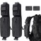 WYNEX Molle Accessories Pouch of Double Zipper Pocket Version Backpack Strap Pouch Shoulder Strap Molle Attachment Tactical Accessories Bag Shoulder Starps Zipper Pocket Additional Phone Holder