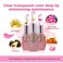 ASUSO Color Changing LipstickCrystal Flower Lip Gloss Color Changing Lip BalmWaterproof Lips Clear Temperature Lasting Lipstick Pink set of 6