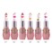 ASUSO Color Changing LipstickCrystal Flower Lip Gloss Color Changing Lip BalmWaterproof Lips Clear Temperature Lasting Lipstick Pink set of 6