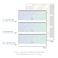 DocuGard Premier Prismatic Check 13 Features 85 X 11 BlueGreen Prismatic 500ream
