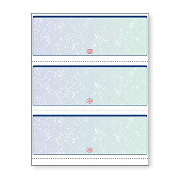 DocuGard Premier Prismatic Check 13 Features 85 X 11 BlueGreen Prismatic 500ream