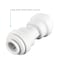 John Guest Speedfit 38 Inch OD Union Straight Connector Push to Connect Plastic Plumbing Fitting PP0412WP
