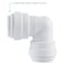 John Guest Speedfit 14 Inch OD Union 90 Degree Elbow Connector Push to Connect Plastic Plumbing Fitting PP0308WP