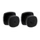 Kwikset Arroyo Knob Interior Privacy Door Knob with Lock Door Handle For Bathroom and Bedroom Matte Black Keyless Turn Lock Doorknob with Microban Protection