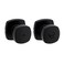 Kwikset Arroyo Knob Interior Privacy Door Knob with Lock Door Handle For Bathroom and Bedroom Matte Black Keyless Turn Lock Doorknob with Microban Protection