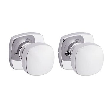 Kwikset Arroyo Knob Interior Passage Door Knob Handle For Closet and Hallway Doors NonLocking Doorknob Polished Chrome