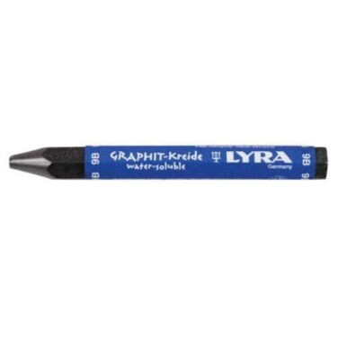 Lyra Graphite Crayon WaterSoluble 9B Hardness Black 1Pack 5630109