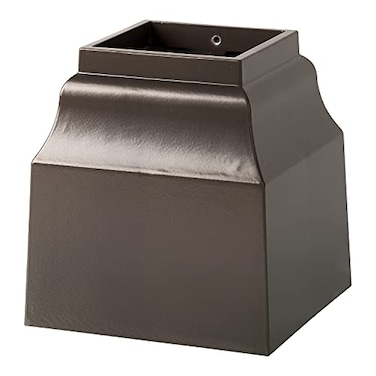 Whitehall Cascade Bronze Mailbox Post Base Cuff