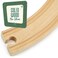 Conductor Carl Wood Train Track Expansion Packs Compatible with Most Train Tracks 6 Curved Tracks 1 Count Pack of 4