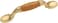 Hickory Hardware 1 Pack Solid Core Kitchen Cabinet Pulls Luxury Cabinet Handles Hardware for Doors  Dresser Drawers 3 Inch Hole Center Polished Brass  Oak Woodgrain Collection