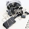 Otylzto 120Pcs Binder Clips Assorted Size Office Clips with Clear Storage Container Bulldog Clips Paper Clips Office Supplies