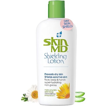 Skin MD Shielding for Face and Body Relief for Irritated and Itchy Skin with Psoriasis 8 Ounce