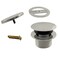 Westbrass Mushroom TipToe Tub Trim Set with Floating Faceplate Satin Nickel D398RK07