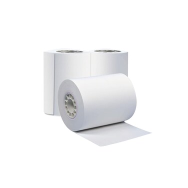 BAM POS Thermal Receipt Paper  BPA Free Shrink Wrapped Rolls  Compatible With Clover Mini Mobile First Data FD130 FD50 FD55 Verifone Omni 3200 3210 3300  Pack of 50 Rolls