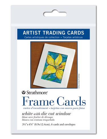 ProArt 62105912 Strathmore Artist Trading Card Frame with Envelope 3Inch x 5Inch 6Pack