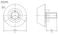 FJM Security Products FJM0601 MEI0601 High Security Computer Case Lock 1 Count Pack of 1 Chrome