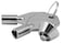 FJM Security Products FJM0601 MEI0601 High Security Computer Case Lock 1 Count Pack of 1 Chrome