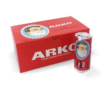 Arko Shaving Cream Soap Stick  12 Pieces by EVYAP