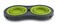 Dexas Popware for Pets Double Elevated Pet Feeder Large GrayGreen