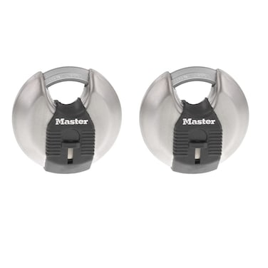 Master Lock M40XTCCSEN Discus Padlock Keyed Alike Steel 2 Count
