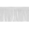 Trims By The Yard 2 Chainette Fringe Trim PolyesterMade Decorative Fringe Trim Versatile Fringes for Costumes Uniforms Home Decor and Party Decorations 5 Yards White