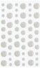 Doodlebug Sprinkles Adhesive Glitter Enamel Embellishments Lily White