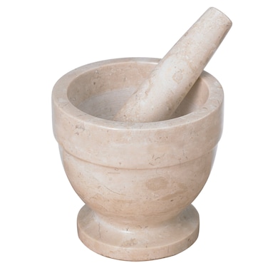 Creative Home Champagne Marble 59 X 59 Mortar  Pestle Set