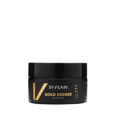 By Vilain Gold Digger Hair Wax  Super Strong Hold Matte Finish Clean Cut Look Long Lasting Hair Pomade Easy to Style for Fullness  Texture Smoothing  Slick Hair Molding Wax Paste Gel for Men 15ml
