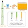 OFFCUP Inkless Pencil5PCS Forever Pencil with Extra 5 Eraser Reusable Inkless Everlasting Pencil with 5 Replaceable Nibs Pencil for Writing DrawingHomeOffice