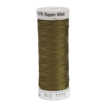 Sulky 9421173 Rayon Thread for Sewing 250Yard Medium Army Green