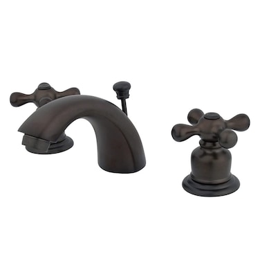 Kingston Brass KB955AX Victorian MiniWidespread Bathroom Faucet 412 inch spout reach Oil Rubbed Bronze