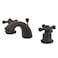 Kingston Brass KB955AX Victorian MiniWidespread Bathroom Faucet 412 inch spout reach Oil Rubbed Bronze