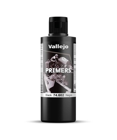 Vallejo Black Primer AcryPoly 200ml Paint