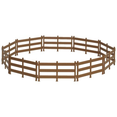Breyer Freedom Series Classics Horse Corral Fencing Accessories Set  10Piece Accessory Set  1 12 Scale Classics  Model 61064
