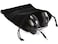 Cosmos 2 Pcs Portable Headphone Carrying Bag Travel Headset Storage Pouch Soft Drawstring Headphone Case Bag for OverEar Headphones Gaming Headset Neckband Earphones Black Color
