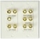 Monoprice 2Gang 51 Surround Sound Distribution Wall Plate
