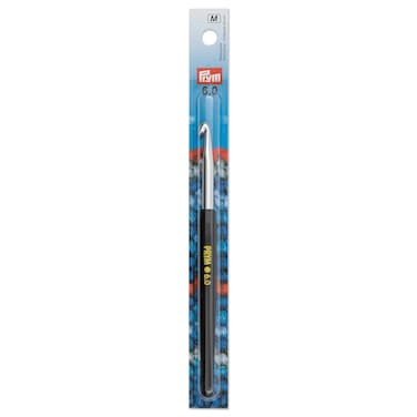 Prym 6 Aluminum with Soft Grip 6mm Crochet Hook Silver