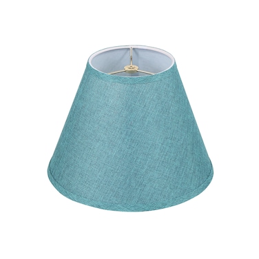 Aspen Creative 32078A Hardback Empire Transitional Spider Teal Lamp Shade 6 Top x 12 Bottom x 9 Slant