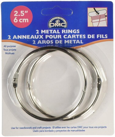 DMC Metal Rings 25 2Pkg