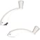 Ideal Security FoldDownHandle Window Cranks Replacement for Standard Casement Window Handles with 1132 Spline Shaft White 2 Count Pack of 1