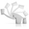 Ideal Security Folding Window Crank Handle 1132 Spline White 2Pack