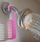 1 Comb Exfoliage Hair DetanglingConditioning Shower Wide Tooth with Hook for Hanging  COLORS MAY VARY